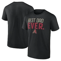Men's Black Arizona Diamondbacks Best Dad Ever T-Shirt