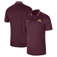 Men's Nike  Maroon Minnesota Golden Gophers 2023 Sideline Coaches Performance Polo