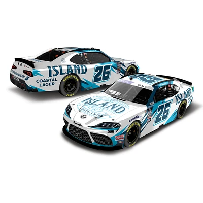 Action Racing Kaz Grala 2023 #26 Island Coastal Lager 1:24 Regular Paint Die-Cast Toyota Camry