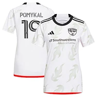 Women's adidas Paxton Pomykal White FC Dallas 2023 Burn Baby Replica Player Jersey