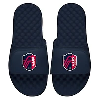 Youth ISlide Navy St. Louis City SC Primary Logo Slide Sandals