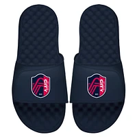 Youth ISlide Navy St. Louis City SC Primary Logo Slide Sandals