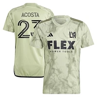 Men's adidas Kellyn Acosta Green LAFC 2023 Smokescreen Replica Player Jersey