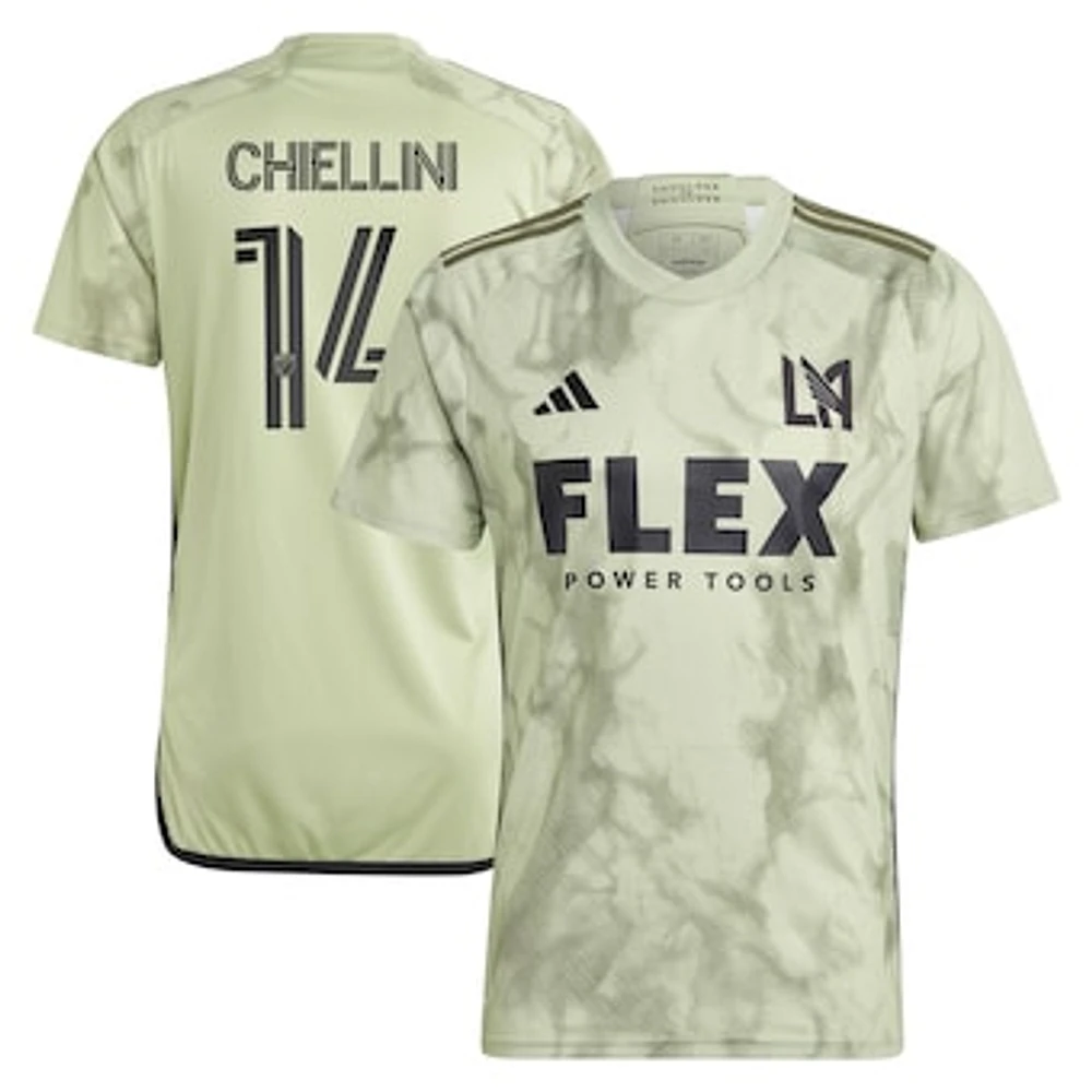 Men's adidas Giorgio Chiellini Green LAFC 2023 Smokescreen Replica Player Jersey