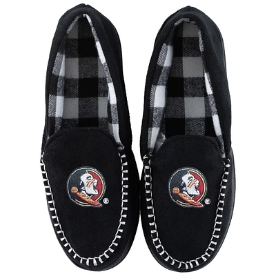 Men's ZooZatz Florida State Seminoles Flannel Moccasin Slippers