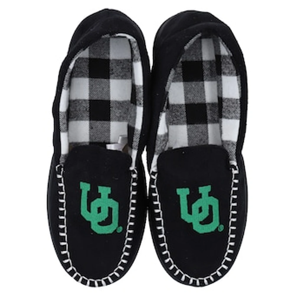 Men's ZooZatz Oregon Ducks Flannel Moccasin Slippers