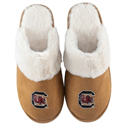 Women's ZooZatz South Carolina Gamecocks Faux Fur Slippers