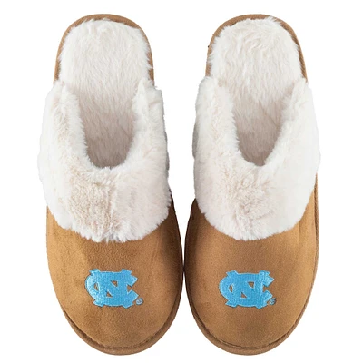 Women's ZooZatz North Carolina Tar Heels Faux Fur Slippers