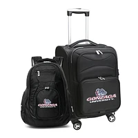 MOJO Black Gonzaga Bulldogs Softside Carry-On & Backpack Set