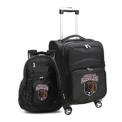 MOJO Black Montana Grizzlies Softside Carry-On & Backpack Set