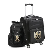 MOJO Black Vegas Golden Knights Softside Carry-On & Backpack Set