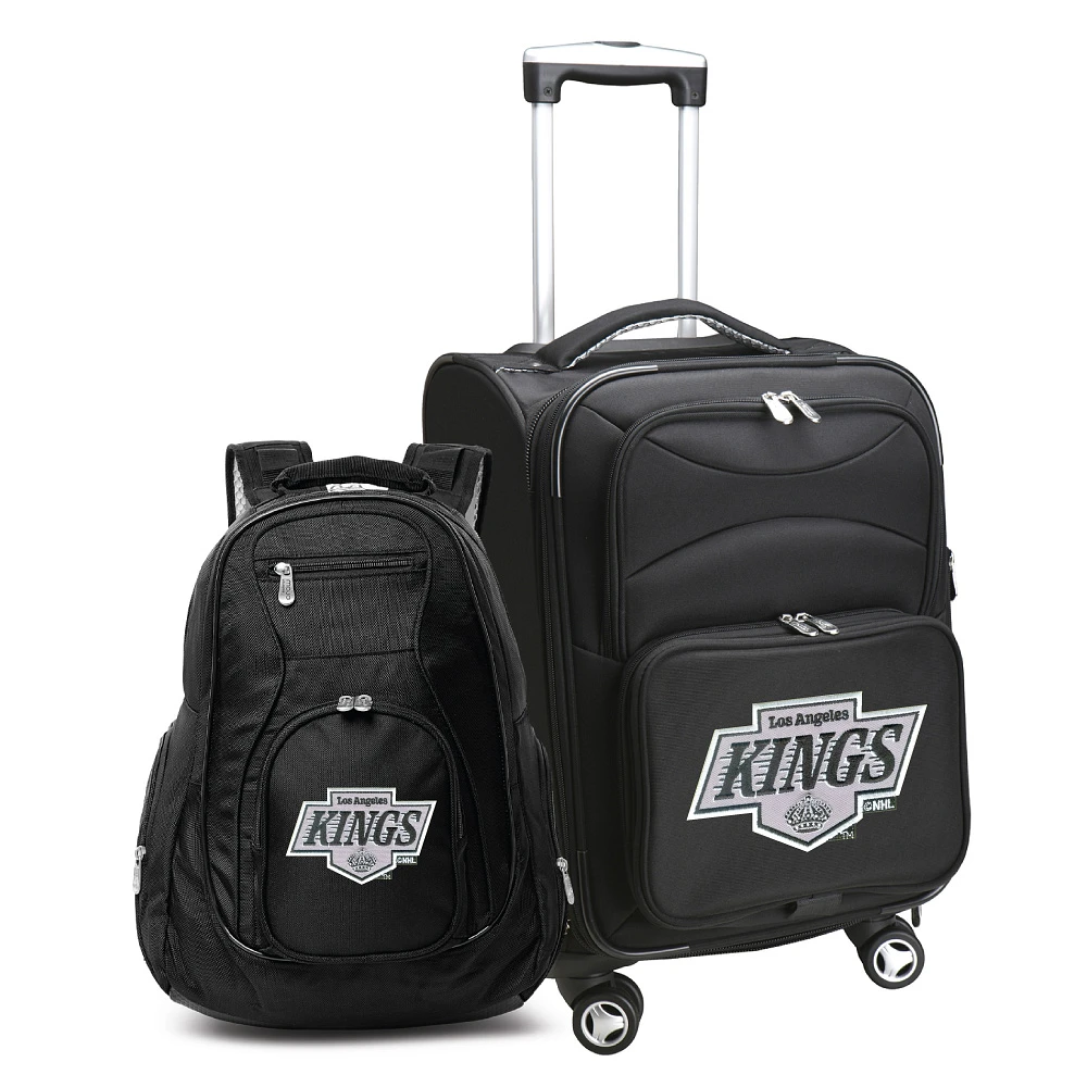 MOJO Black Los Angeles Kings Softside Carry-On & Backpack Set