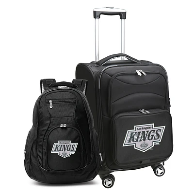 MOJO Black Los Angeles Kings Softside Carry-On & Backpack Set