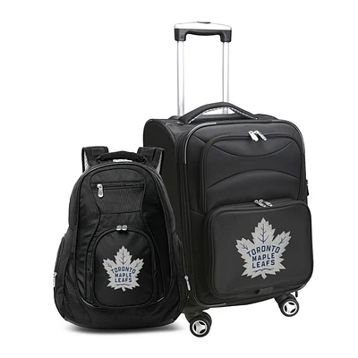 MOJO Black Toronto Maple Leafs Softside Carry-On & Backpack Set