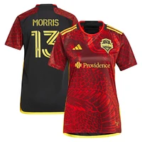 Women's adidas Jordan Morris Red Seattle Sounders FC 2023 The Bruce Lee Kit Replica Jersey