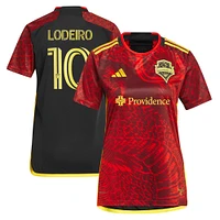 Women's adidas Nicolas Lodeiro Red Seattle Sounders FC 2023 The Bruce Lee Kit Replica Jersey