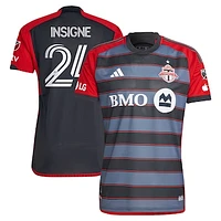 Men's adidas Lorenzo Insigne Gray Toronto FC 2023 Club Kit Authentic Player Jersey