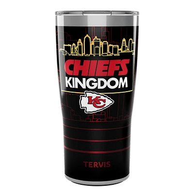 Tervis Kansas City Chiefs 20oz. Chiefs Kingdom Slider Lid Stainless Steel Tumbler