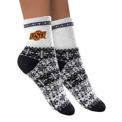 Women's ZooZatz Oklahoma State Cowboys Fuzzy Holiday Crew Socks