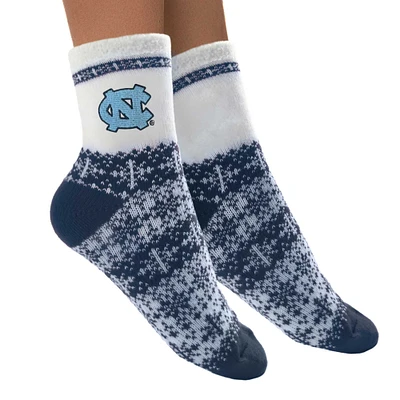 Women's ZooZatz North Carolina Tar Heels Fuzzy Holiday Crew Socks