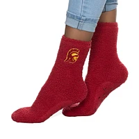 Women's ZooZatz USC Trojans Fuzzy Team Crew Socks