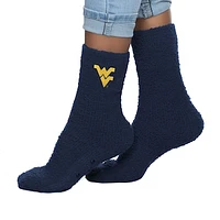 Women's ZooZatz West Virginia Mountaineers Fuzzy Team Crew Socks