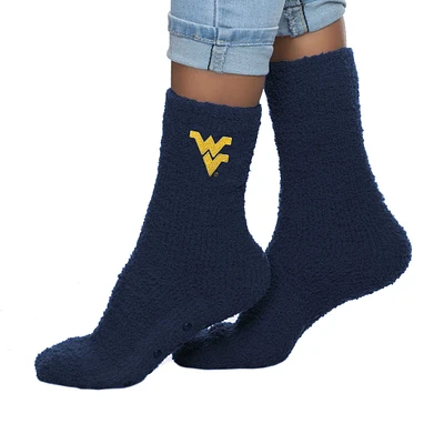 Women's ZooZatz West Virginia Mountaineers Fuzzy Team Crew Socks