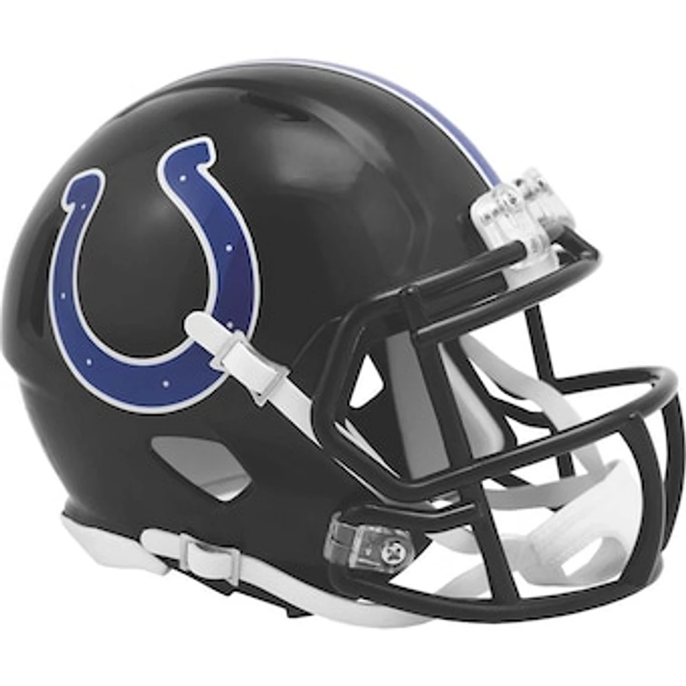 Riddell Indianapolis Colts Indiana Nights 2023 Alternate Speed Mini Helmet