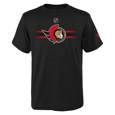 Youth Black Ottawa Senators Authentic Pro T-Shirt