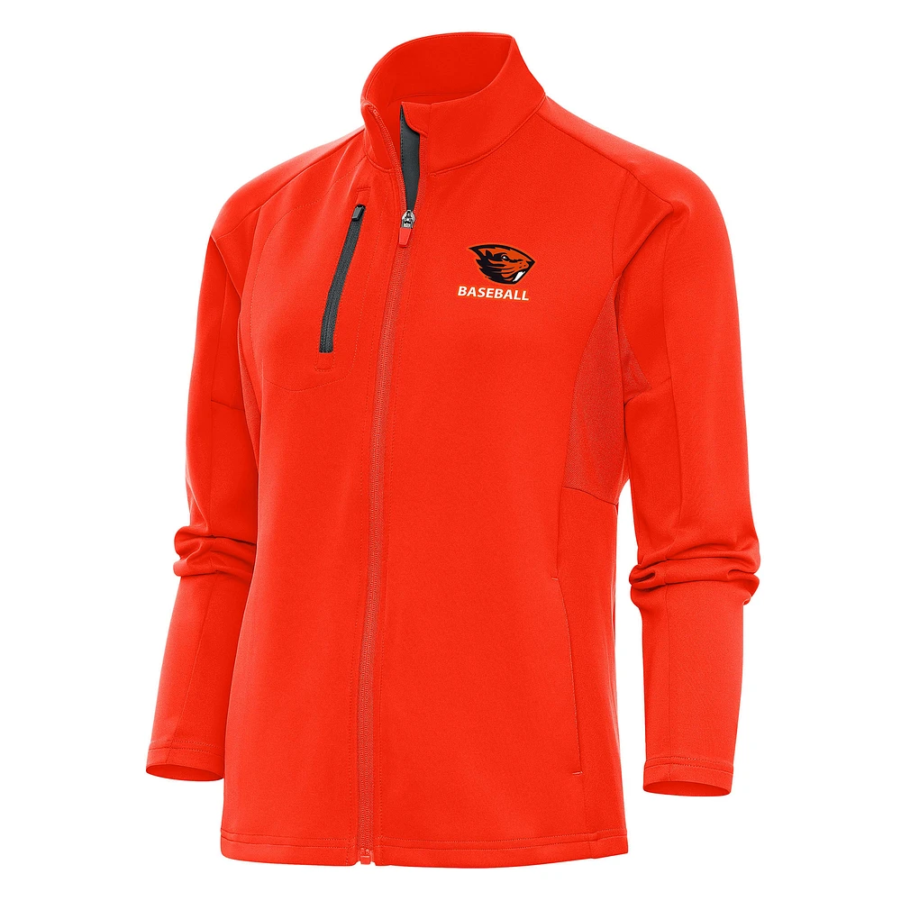 Women's Antigua Oregon State Beavers Baseball Generation Full-Zip Jacket