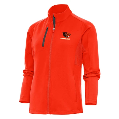 Women's Antigua Oregon State Beavers Baseball Generation Full-Zip Jacket