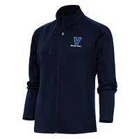 Women's Antigua  Navy Villanova Wildcats Basketball Generation Full-Zip Jacket