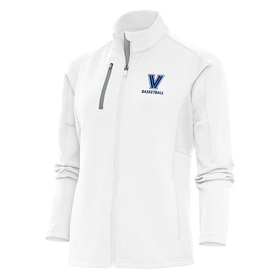Women's Antigua  White Villanova Wildcats Basketball Generation Full-Zip Jacket