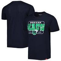 Unisex Sportiqe Navy Dallas Mavericks Comfy Tri-Blend T-Shirt