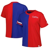 Women's Starter  Red/Royal Philadelphia Phillies Power Move T-Shirt