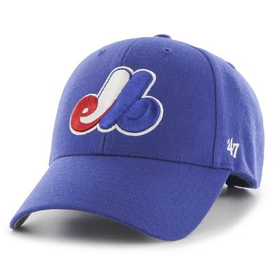 Men's '47 Royal Montreal Expos Team MVP Adjustable Hat