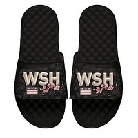 Men's ISlide Black Washington Nationals City Connect Slide Sandals