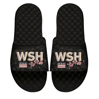 Men's ISlide Black Washington Nationals City Connect Slide Sandals