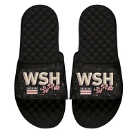 Men's ISlide Black Washington Nationals City Connect Slide Sandals