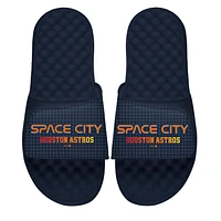 Men's ISlide Navy Houston Astros City Connect Slide Sandals