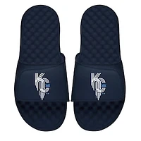Men's ISlide Navy Kansas City Royals Connect Slide Sandals