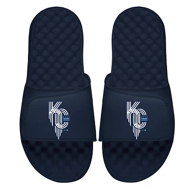 Men's ISlide Navy Kansas City Royals Connect Slide Sandals