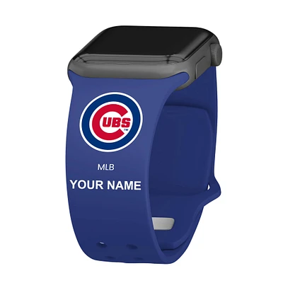 Royal Chicago Cubs Personalized Silicone Apple Watch Band