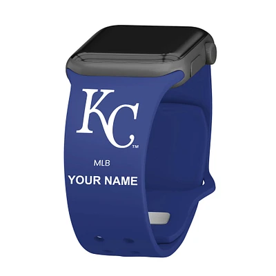 Royal Kansas City Royals Personalized Silicone Apple Watch Band