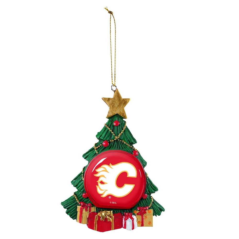 Calgary Flames Tree Ornament