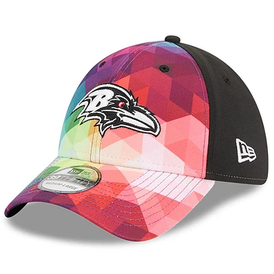 Men's New Era  Pink Baltimore Ravens 2023 NFL Crucial Catch 39THIRTY Flex Hat