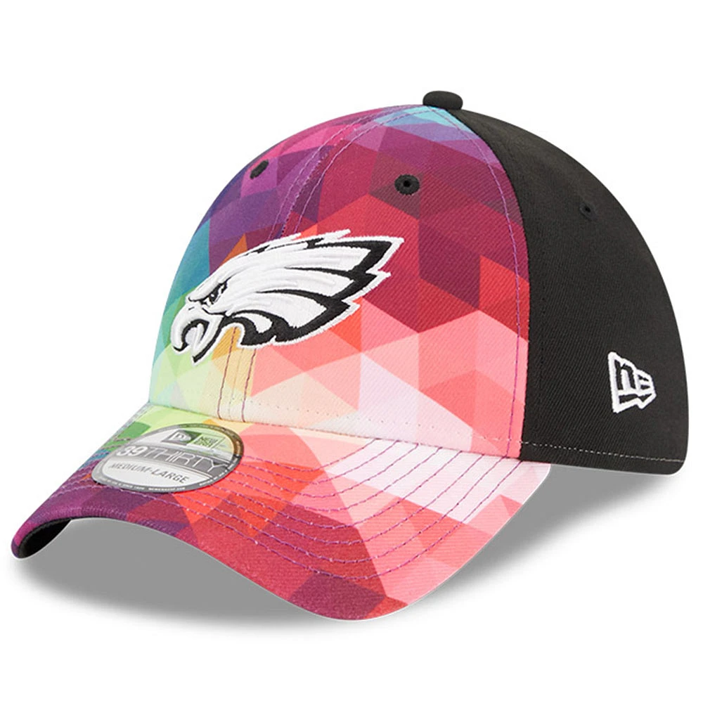 Men's New Era  Pink Philadelphia Eagles 2023 NFL Crucial Catch 39THIRTY Flex Hat