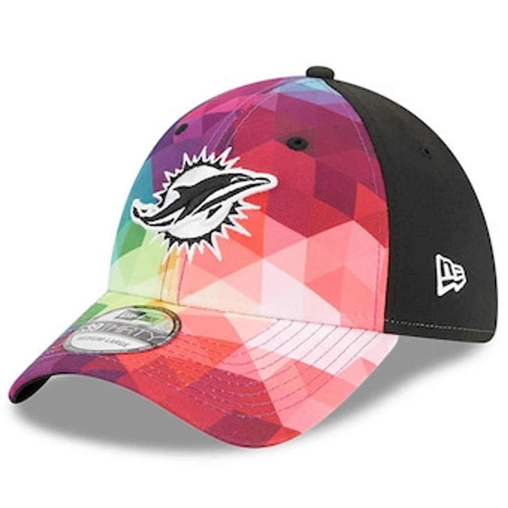 Men's New Era  Pink Miami Dolphins 2023 NFL Crucial Catch 39THIRTY Flex Hat