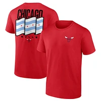 Men's Fanatics Red Chicago Bulls Hometown Originals Clutch T-Shirt