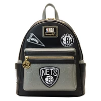 Loungefly Brooklyn Nets Patches Mini Backpack